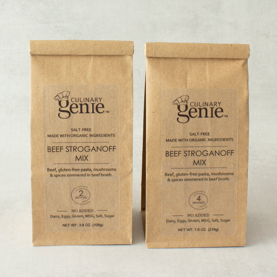 Culinary Genie Salt-Free Beef Stroganoff Mix Front