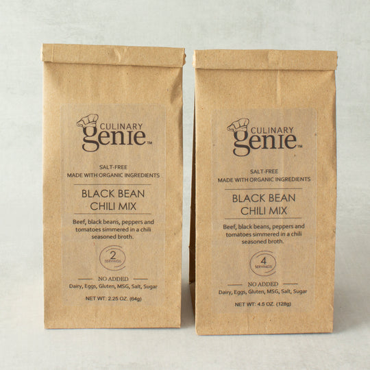 Culinary Genie Salt-Free Black Bean Chili Mix Front