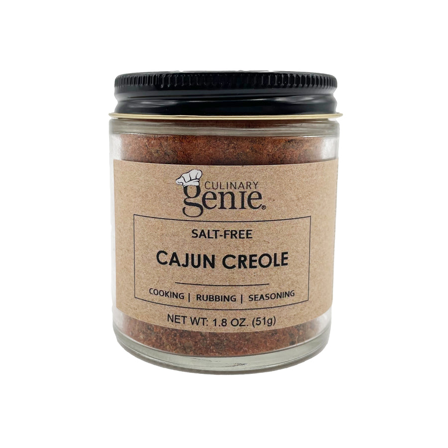 Culinary Genie Salt-Free Cajun Creole Seasoning Blend Front View Image