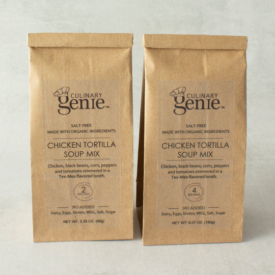 Culinary Genie Salt-Free Chicken Tortilla Soup Mix Front