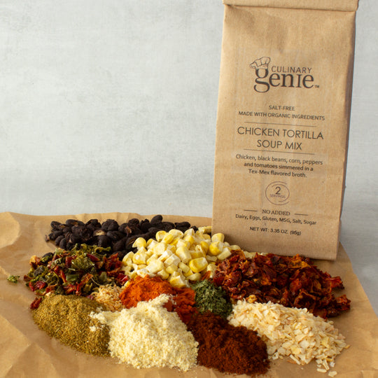 Culinary Genie Salt-Free Chicken Tortilla Soup Mix Ingredients
