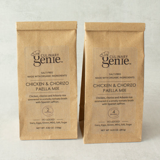 Culinary Genie Salt-Free Chicken & Chorizo Paella Mix Front