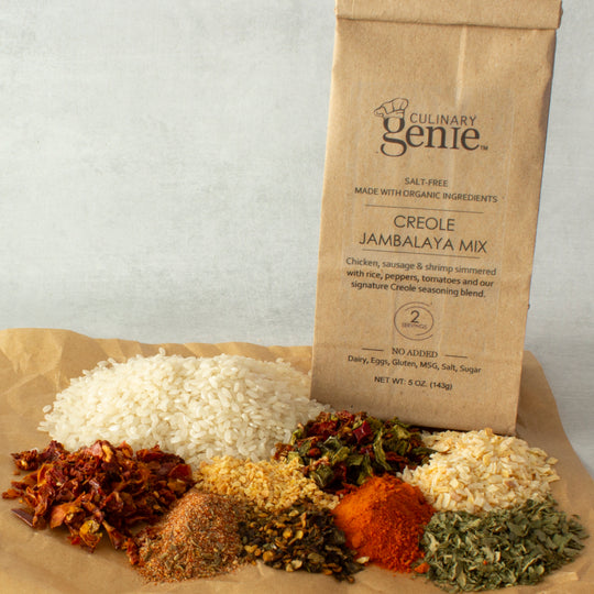 Culinary Genie Salt-Free Creole Jambalaya Mix Ingredients