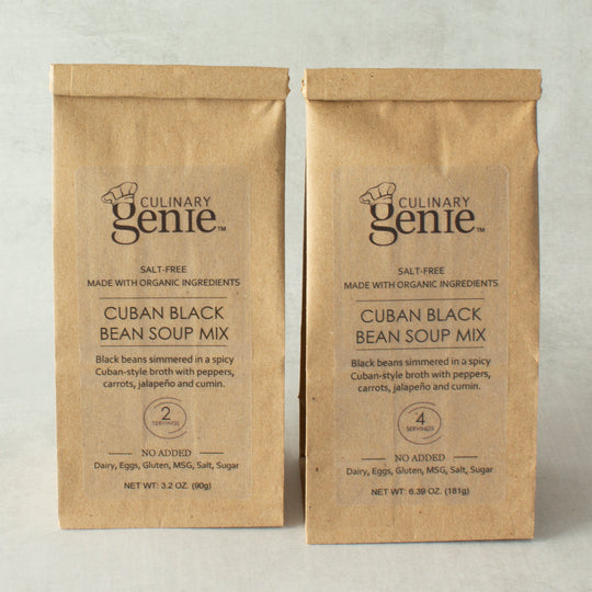 Culinary Genie Salt-Free Cuban Black Bean Soup Mix Front