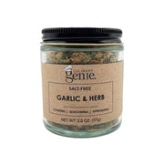 Culinary Genie Salt-Free Garlic & Herb Seasoning Blend Front View Image