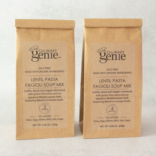 Culinary Genie Salt-Free Lentil Pasta Fagioli Soup Mix Front