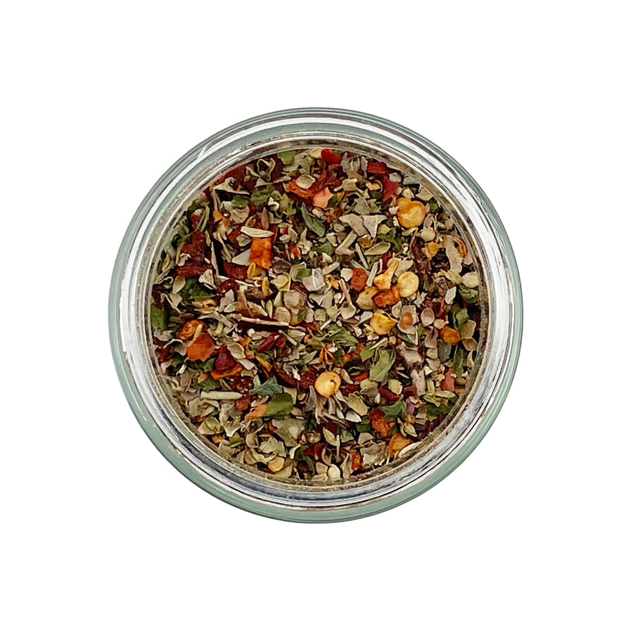 Culinary Genie Salt-Free Mediterranean Herb Seasoning Blend Top View Image