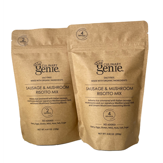 Culinary Genie Salt-Free Sausage & Mushroom Risotto Mix Front