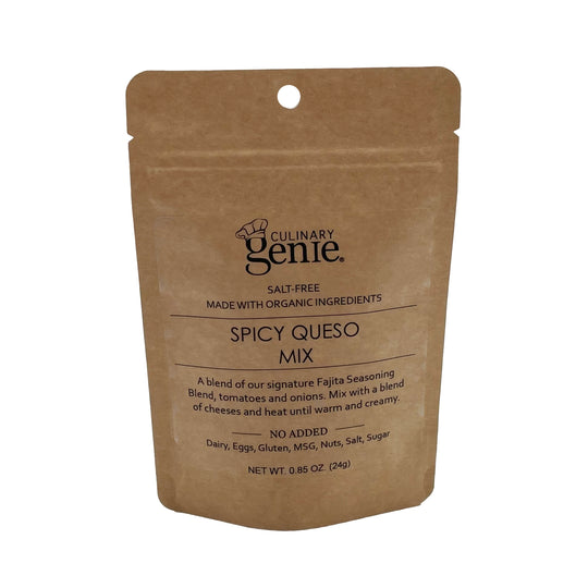 Culinary Genie Salt-Free Spicy Queso Mix Front View Image
