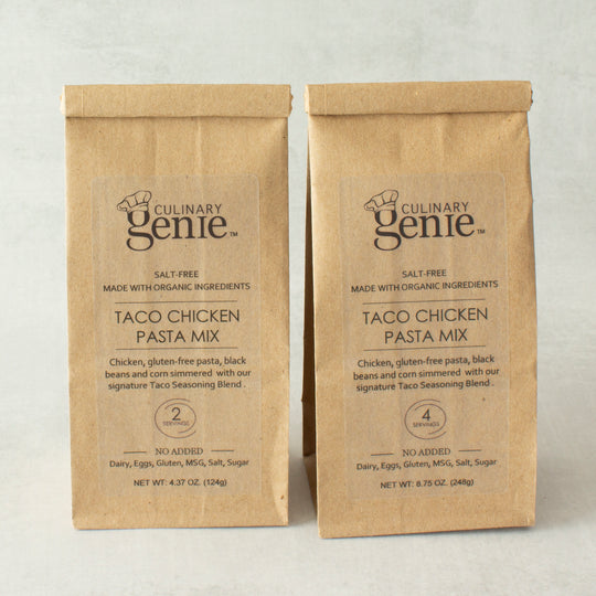 Culinary Genie Salt-Free Taco Chicken Pasta Mix Front