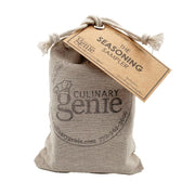 Culinary Genie seasoning sampler bag with a tag on a white background
