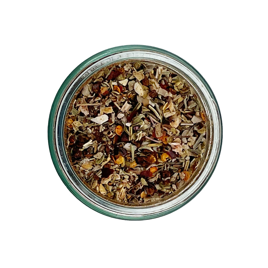 Culinary Genie Salt-Free Zesty Italian & Pizza Seasoning Blend Top View Image