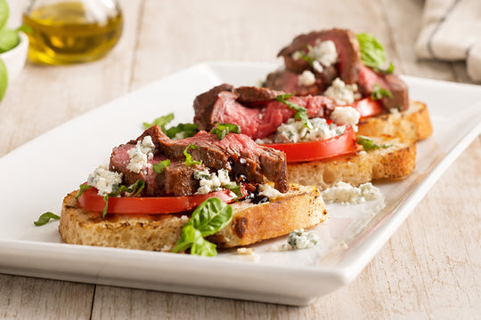Culinary Genie Grilled Tenderloin Bruschetta recipe image