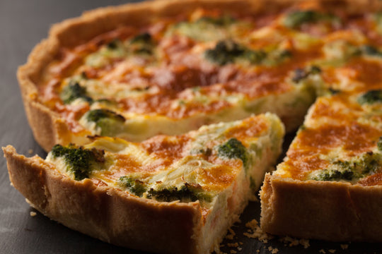 Bacon, Cheddar & Broccoli Quiche