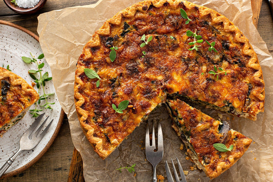 Culinary Genie Bacon & Mushroom Quiche recipe image