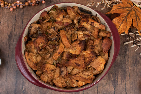 Bacon, Mushroom & Sage Stuffing