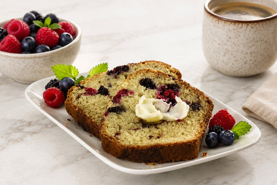 Berry Cinnamon Quick Bread recipe using Culinary Genie Salt-Free Cinnamon & Orange Seasoning Blend