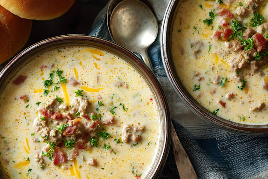 Culinary Genie Cheeseburger Soup recipe image