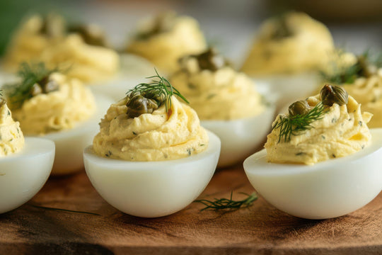 Garden Herbs Deviled Eggs recipe.