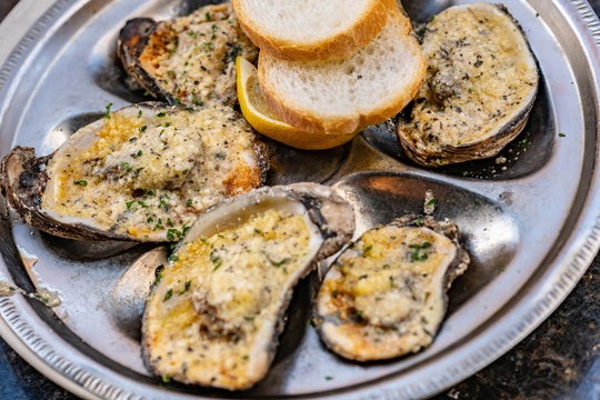 Mediterranean Herb Grilled Oysters