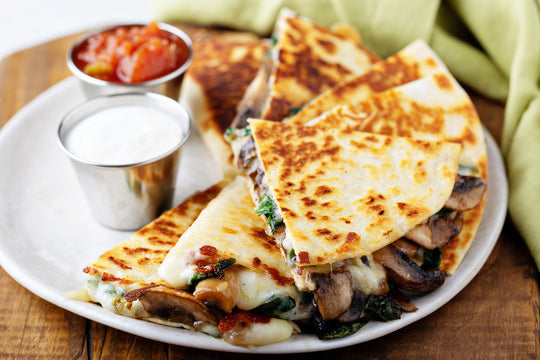 Mushroom Quesadillas