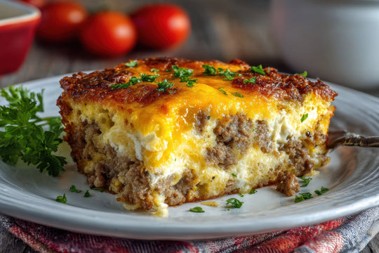 Culinary Genie Sausage & Mushroom Breakfast Casserole recipe image