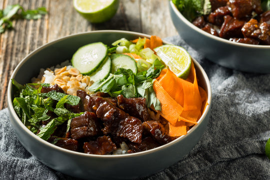 Spicy Asian Beef Bowls