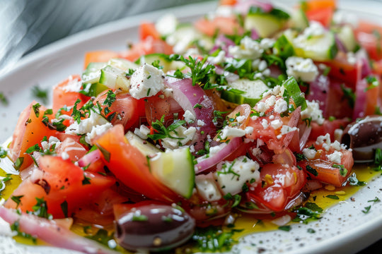 Culinary Genie Tomato, Cucumber & Feta Salad recipe image