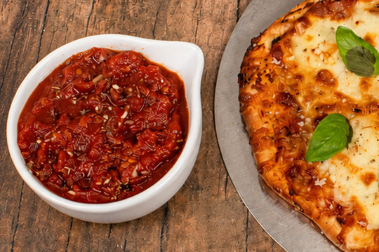Zesty Italian Pizza Sauce made with Culinary Genie Salt-Free Zesty Italian & Pizza Seasoning Blend