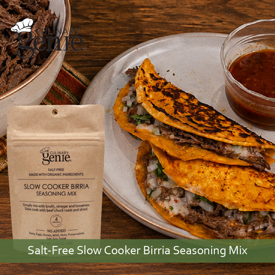 Salt-Free Slow Cooker Birria Seasoning Mix | Serves 4