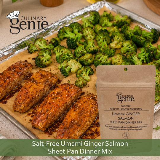 Salt-Free Umami Ginger Salmon Sheet Pan Dinner Mix | Serves 4