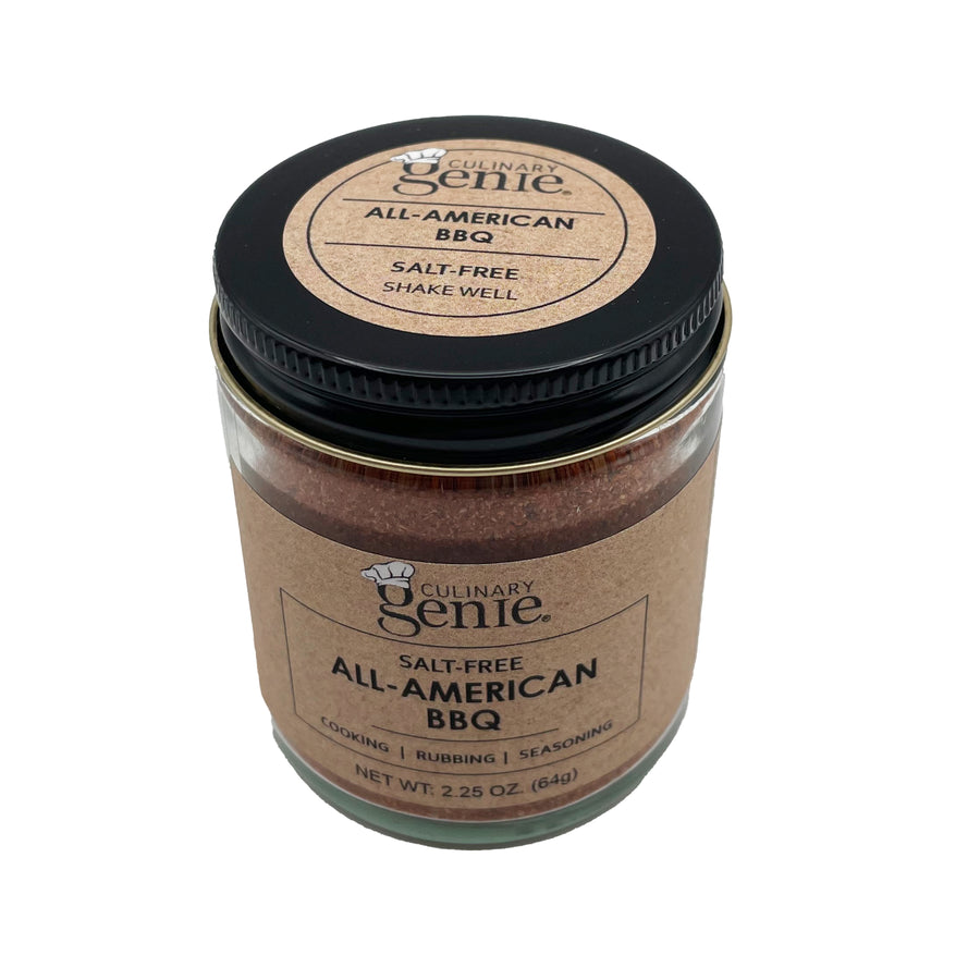 Culinary Genie Salt-Free All-American BBQ Seasoning Blend Front Top
