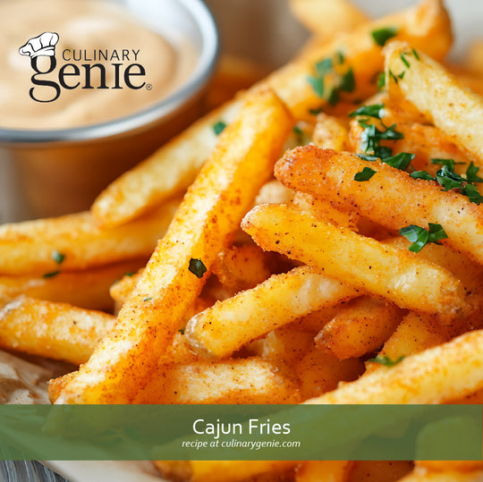 Cajun Fries recipe using Culinary Genie Salt-Free Cajun Creole Seasoning Blend