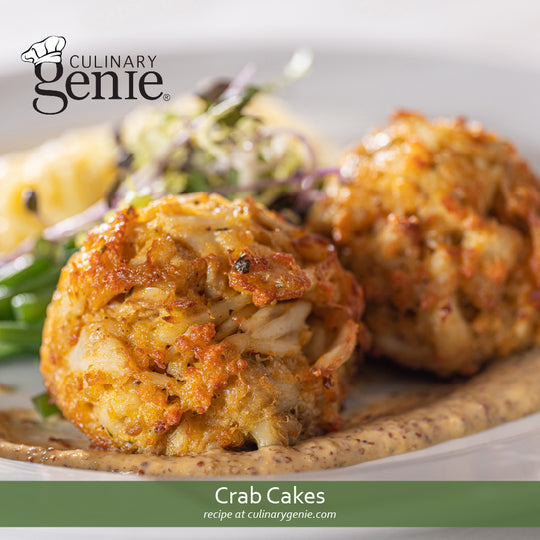 Crab Cakes recipe using Culinary Genie Salt-Free Cajun Creole Seasoning Blend