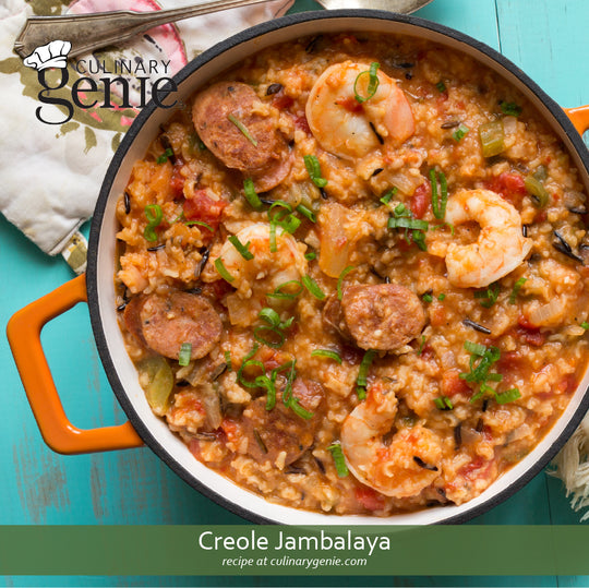 Creole Jambalaya recipe using Culinary Genie Salt-Free Cajun Creole Seasoning Blend