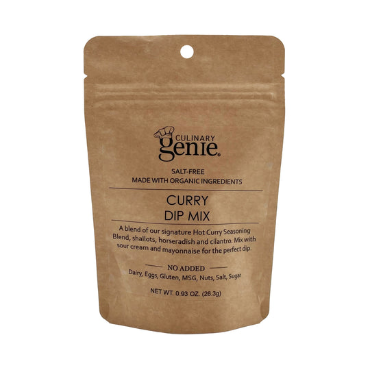 Culinary Genie Salt-Free Curry Dip Mix Front View Image