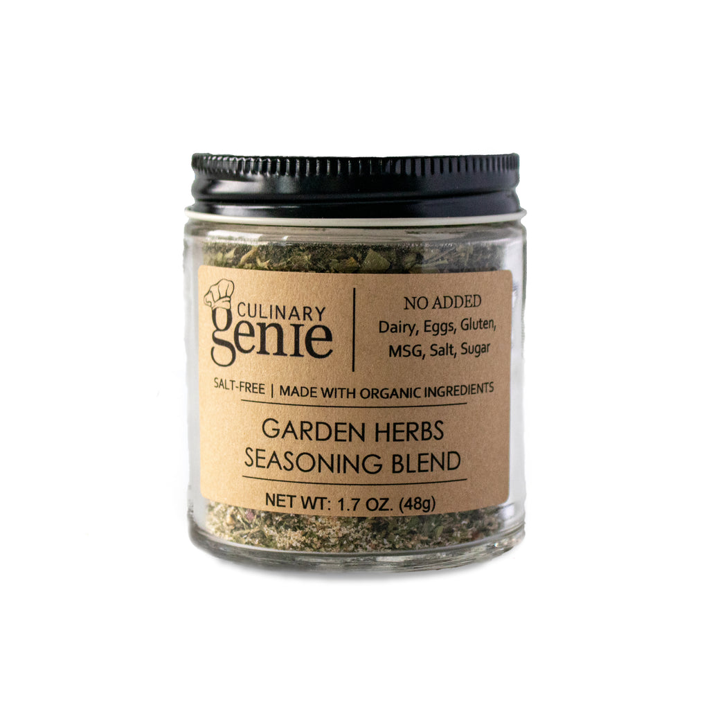 Salt-Free  Organic Garlic & Herb Seasoning Blend – Culinary Genie