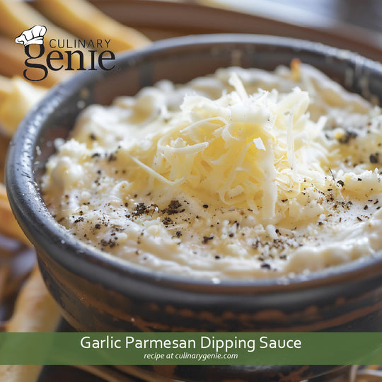 Garlic Parmesan Dipping Sauce recipe using Culinary Genie Salt-Free Garlic & Herb Seasoning Blend
