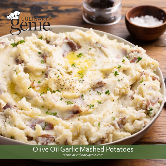 Olive Oil Garlic Mashed Potatoes recipe using Culinary Genie Salt-Free Garlic & Herb Seasoning Blend