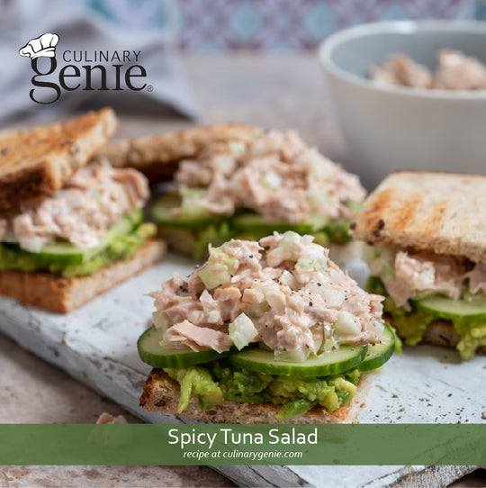 Spicy Tuna Salad recipe using Culinary Genie Salt-Free Blackened Seasoning Blend