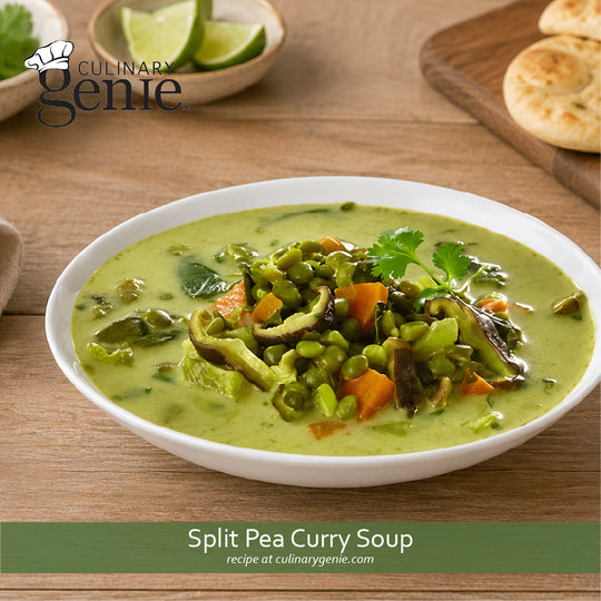 Split Pea Curry Soup recipe using Culinary Genie Salt-Free Hot Curry Seasoning Blend
